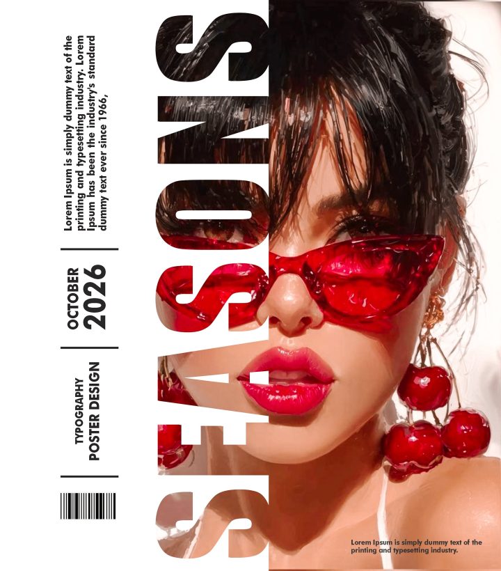 107 – Beauty kính đỏ và cherry tông đỏ rực