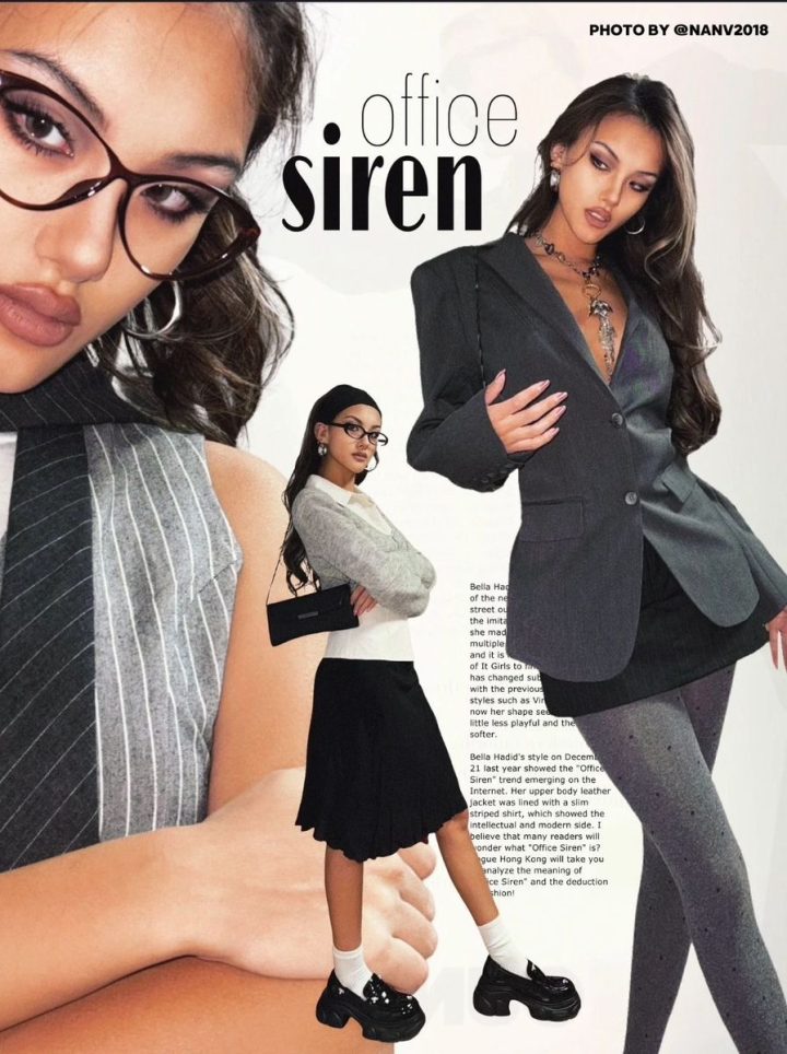226 – Blazer xám phối chân váy nữ sinh thanh lịch